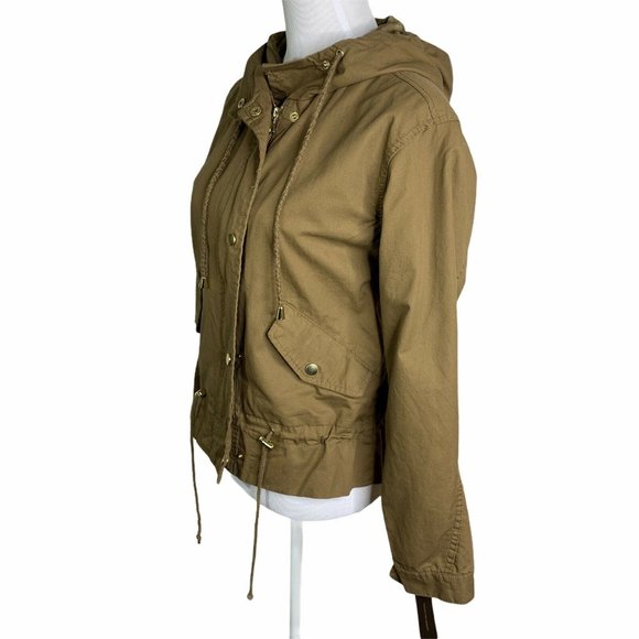Bella Donna Hooded Waist String Anorak Jacket - Picture 6 of 12